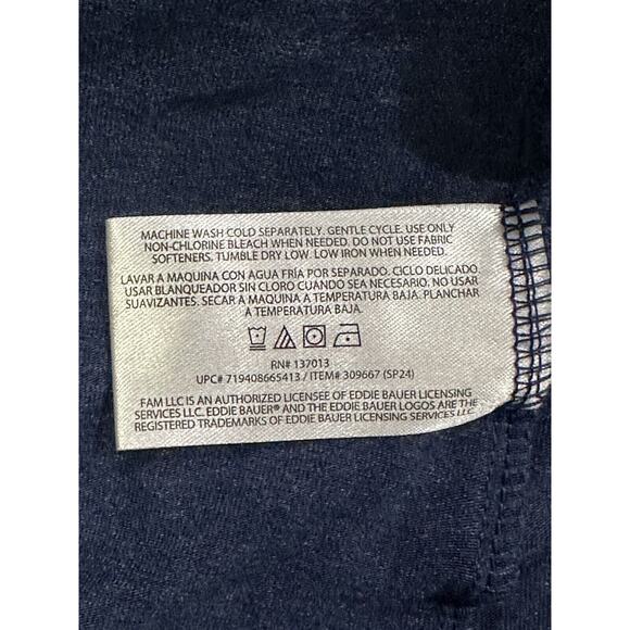 Eddie Bauer Cap Sleeve Light Weight Shirt Womens Size M - V-Neck - Picture 6 of 7